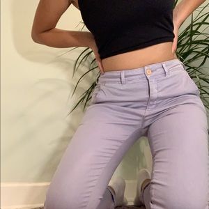 Lavender Chino’s by Anthropologie